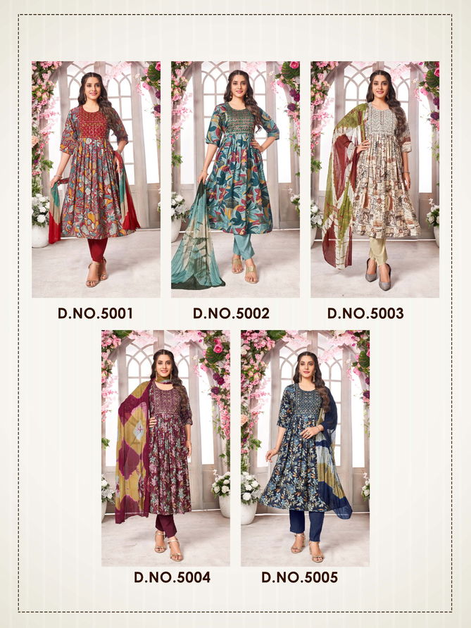 Panth By Paavi Modal Printed Embroidery Kurti With Bottom Dupatta Wholesale Market In Surat